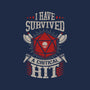 I Survived A Critical Hit-none removable cover w insert throw pillow-ShirtGoblin