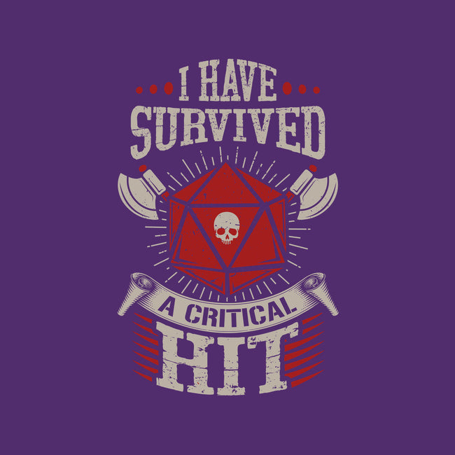I Survived A Critical Hit-none stretched canvas-ShirtGoblin