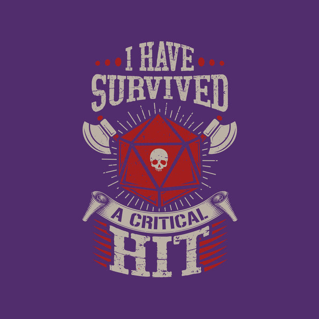 I Survived A Critical Hit-womens basic tee-ShirtGoblin