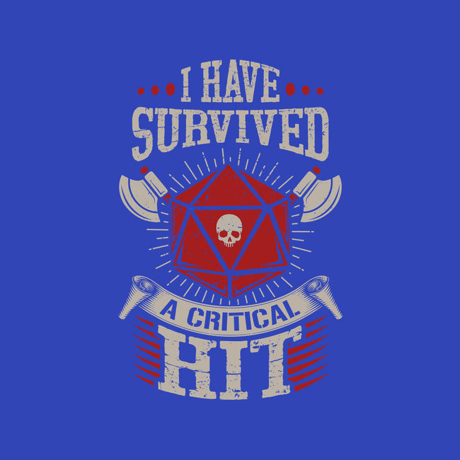 I Survived A Critical Hit-none removable cover w insert throw pillow-ShirtGoblin