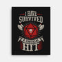 I Survived A Critical Hit-none stretched canvas-ShirtGoblin