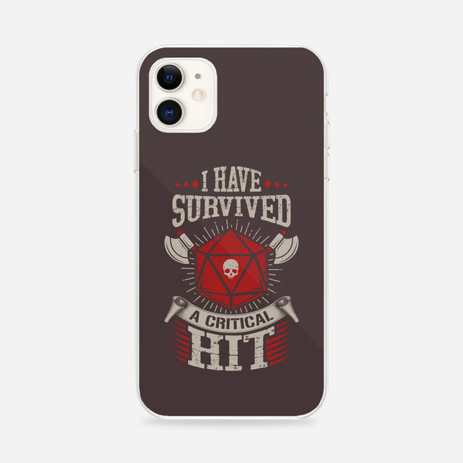 I Survived A Critical Hit-iphone snap phone case-ShirtGoblin
