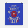 I Survived A Critical Hit-none matte poster-ShirtGoblin