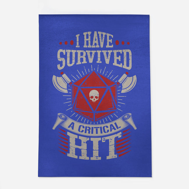 I Survived A Critical Hit-none indoor rug-ShirtGoblin