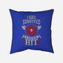 I Survived A Critical Hit-none removable cover w insert throw pillow-ShirtGoblin