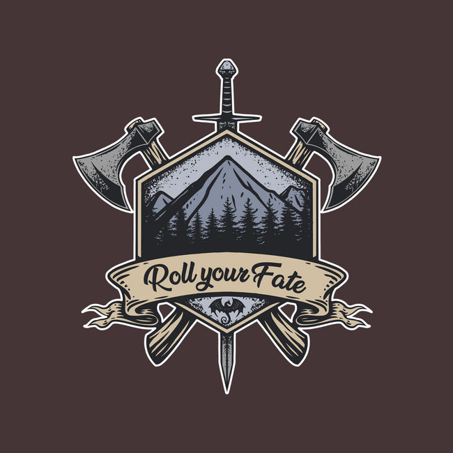 Roll Your Fate-none removable cover throw pillow-ShirtGoblin