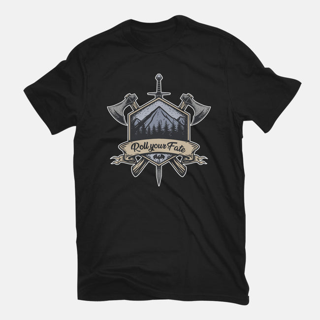 Roll Your Fate-womens fitted tee-ShirtGoblin