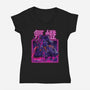 Neon Spring-womens v-neck tee-Bruno Mota