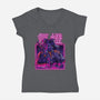 Neon Spring-womens v-neck tee-Bruno Mota
