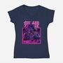 Neon Spring-womens v-neck tee-Bruno Mota