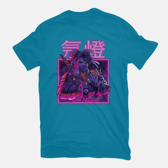 Neon Spring-womens fitted tee-Bruno Mota