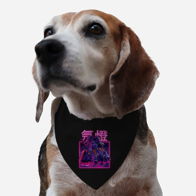 Neon Spring-dog adjustable pet collar-Bruno Mota