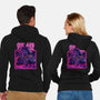 Neon Spring-unisex zip-up sweatshirt-Bruno Mota