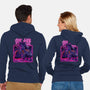 Neon Spring-unisex zip-up sweatshirt-Bruno Mota