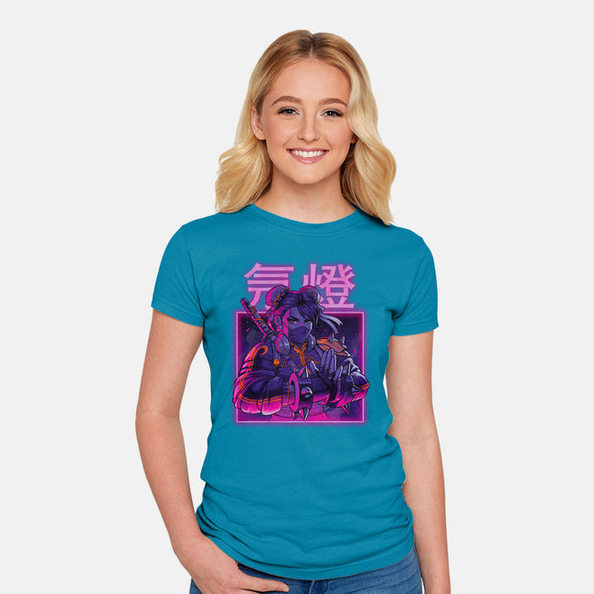 Neon Spring-womens fitted tee-Bruno Mota