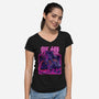 Neon Spring-womens v-neck tee-Bruno Mota