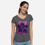 Neon Spring-womens v-neck tee-Bruno Mota