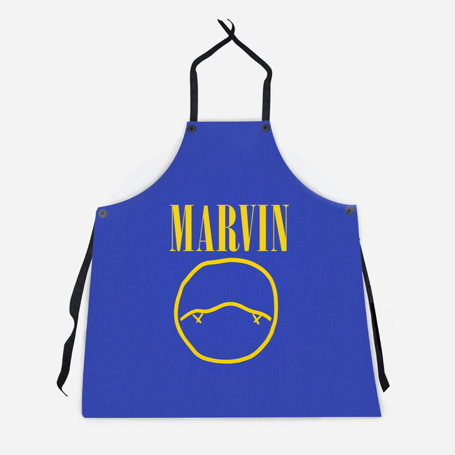 Marvin-A-unisex kitchen apron-zachterrelldraws