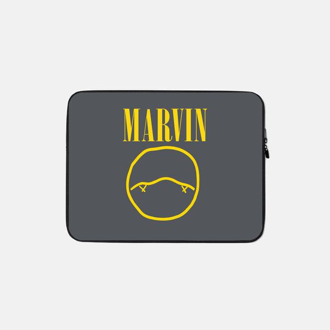 Marvin-A-none zippered laptop sleeve-zachterrelldraws