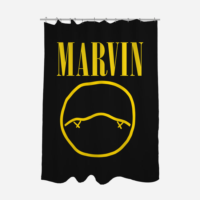 Marvin-A-none polyester shower curtain-zachterrelldraws