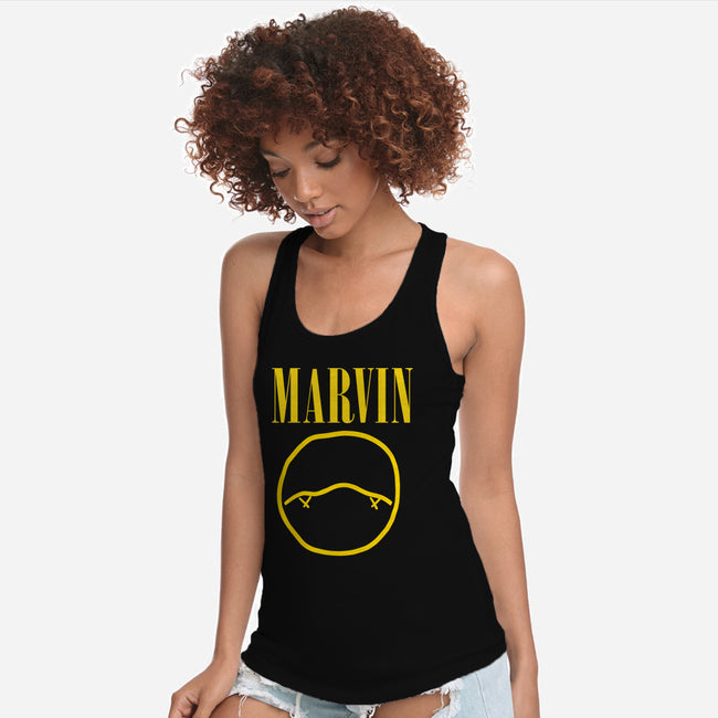 Marvin-A-womens racerback tank-zachterrelldraws