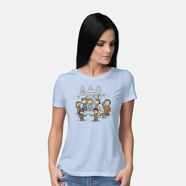 Mawwiage-womens basic tee-kg07