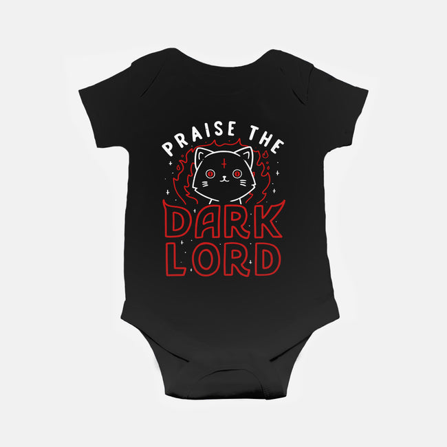 Praise The Dark Lord-baby basic onesie-tobefonseca