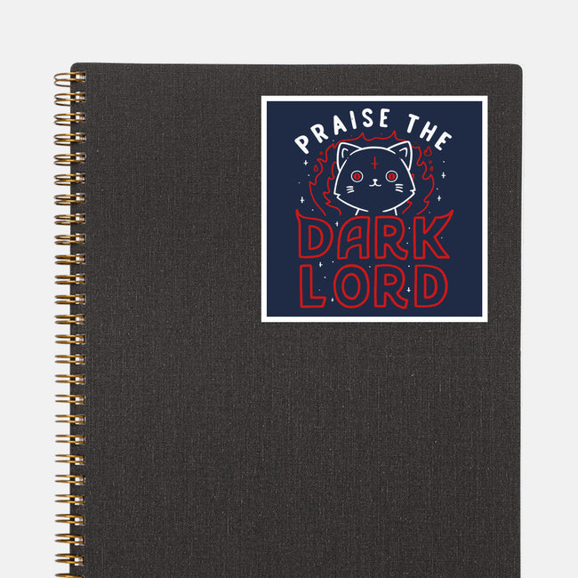 Praise The Dark Lord-none glossy sticker-tobefonseca
