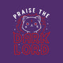 Praise The Dark Lord-womens off shoulder sweatshirt-tobefonseca