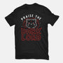 Praise The Dark Lord-womens fitted tee-tobefonseca