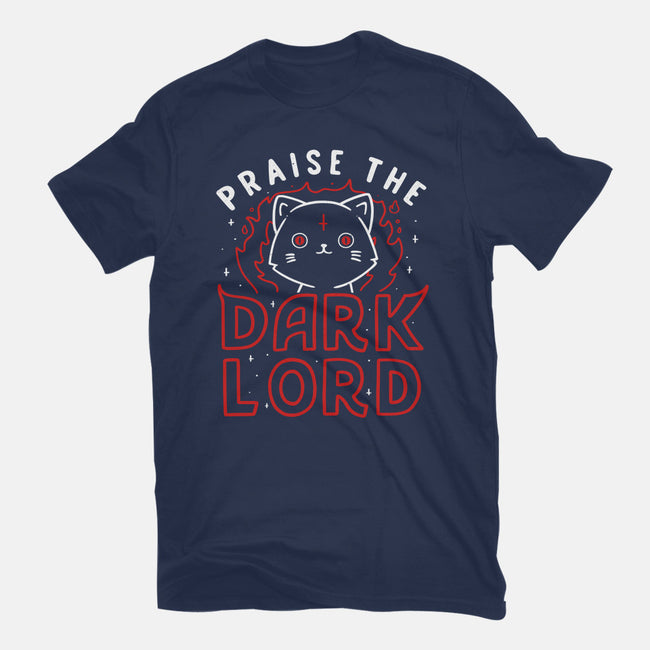 Praise The Dark Lord-womens fitted tee-tobefonseca