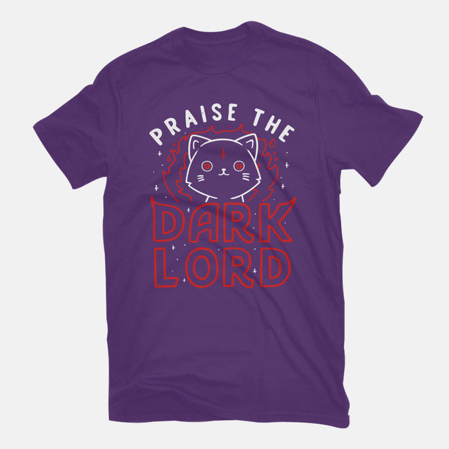 Praise The Dark Lord-womens fitted tee-tobefonseca