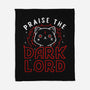 Praise The Dark Lord-none fleece blanket-tobefonseca