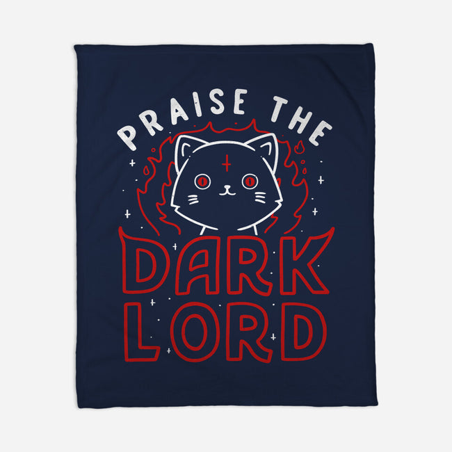 Praise The Dark Lord-none fleece blanket-tobefonseca