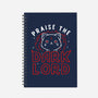 Praise The Dark Lord-none dot grid notebook-tobefonseca