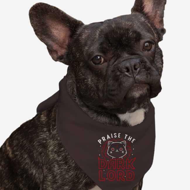 Praise The Dark Lord-dog bandana pet collar-tobefonseca