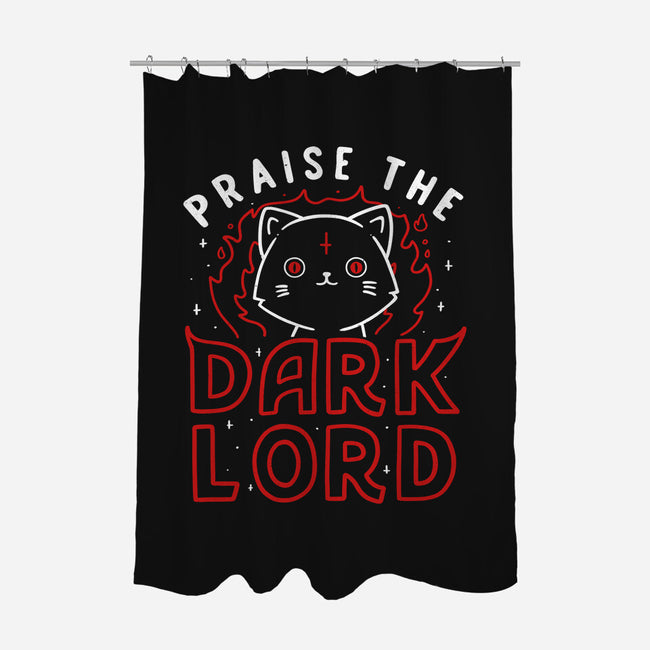 Praise The Dark Lord-none polyester shower curtain-tobefonseca