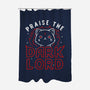 Praise The Dark Lord-none polyester shower curtain-tobefonseca