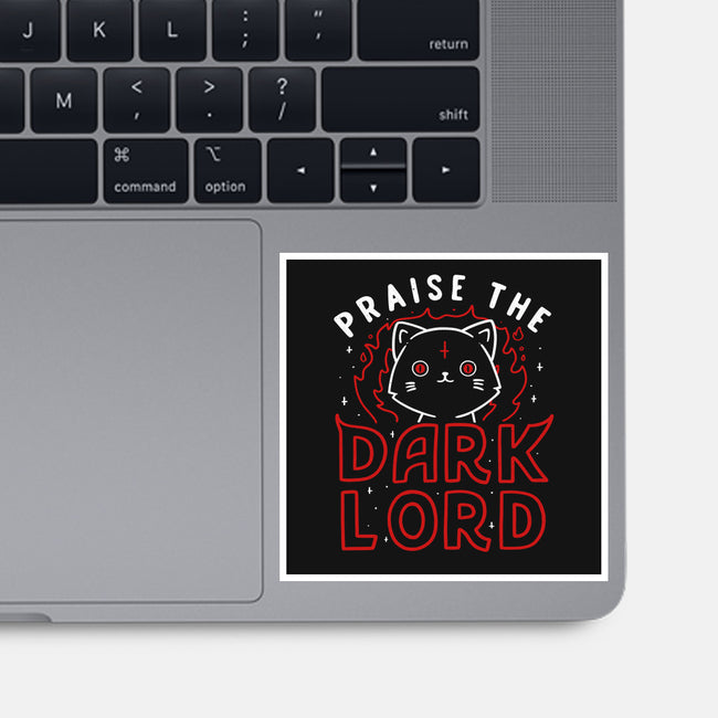 Praise The Dark Lord-none glossy sticker-tobefonseca