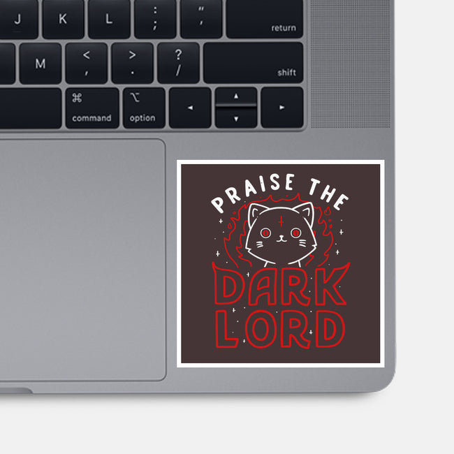 Praise The Dark Lord-none glossy sticker-tobefonseca