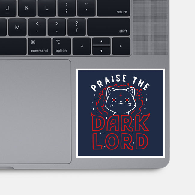 Praise The Dark Lord-none glossy sticker-tobefonseca