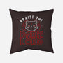 Praise The Dark Lord-none removable cover w insert throw pillow-tobefonseca
