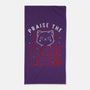 Praise The Dark Lord-none beach towel-tobefonseca