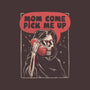 Mom Come Pick Me Up-none polyester shower curtain-eduely