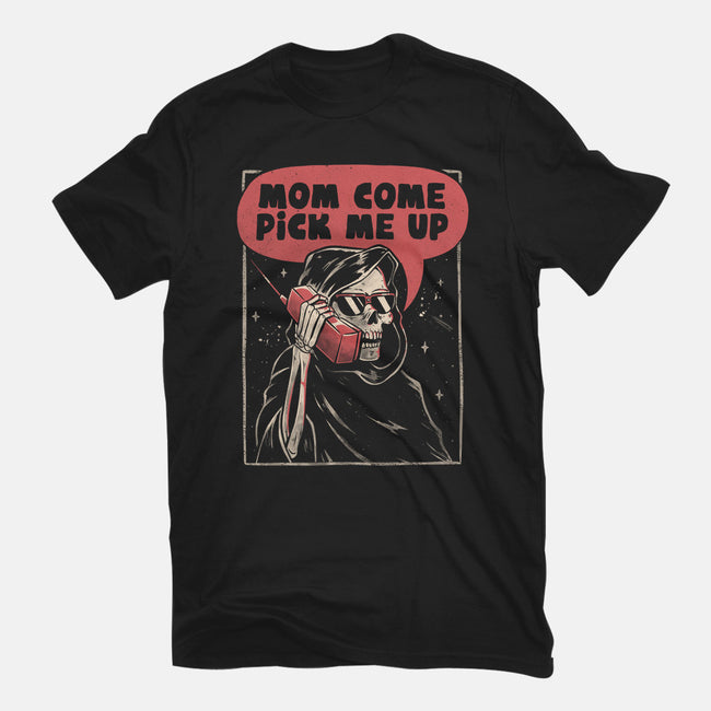 Mom Come Pick Me Up-womens fitted tee-eduely