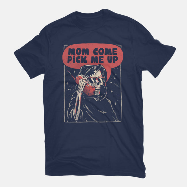 Mom Come Pick Me Up-youth basic tee-eduely