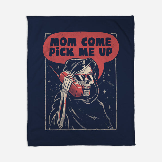 Mom Come Pick Me Up-none fleece blanket-eduely