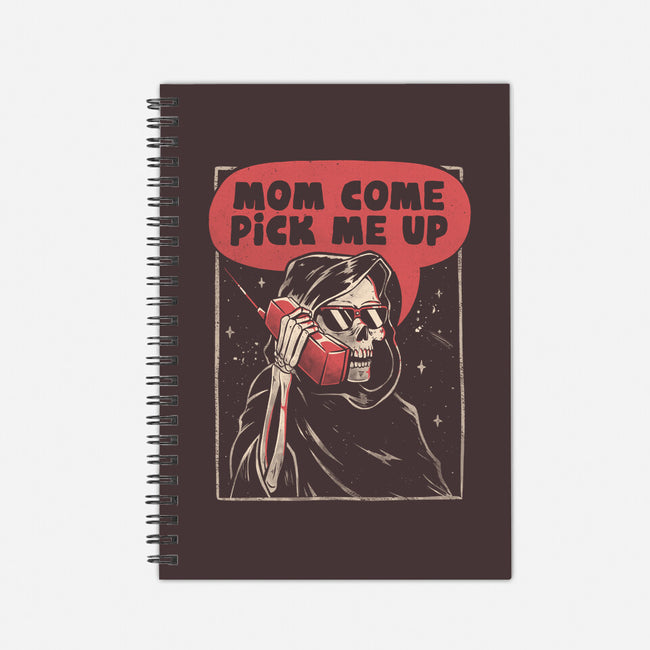 Mom Come Pick Me Up-none dot grid notebook-eduely