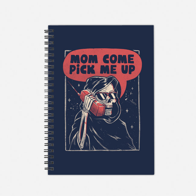 Mom Come Pick Me Up-none dot grid notebook-eduely