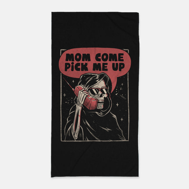 Mom Come Pick Me Up-none beach towel-eduely
